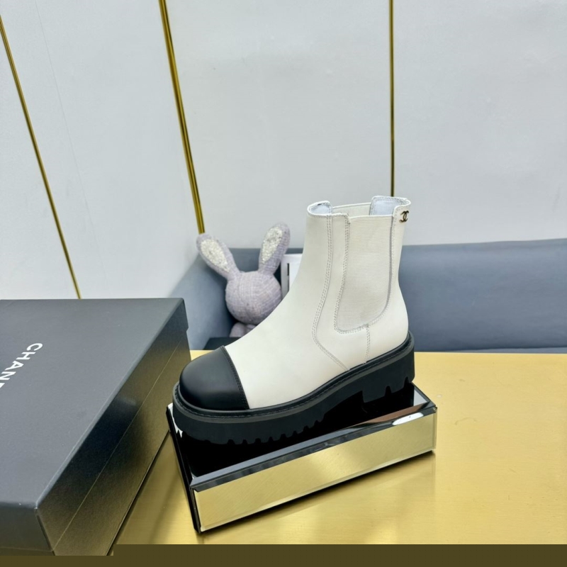 Ch*el leather shoes